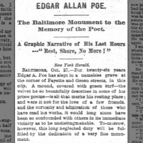 A Graphic (and overly dramatic) Narrative of Edgar Allen Poe's Last Hours